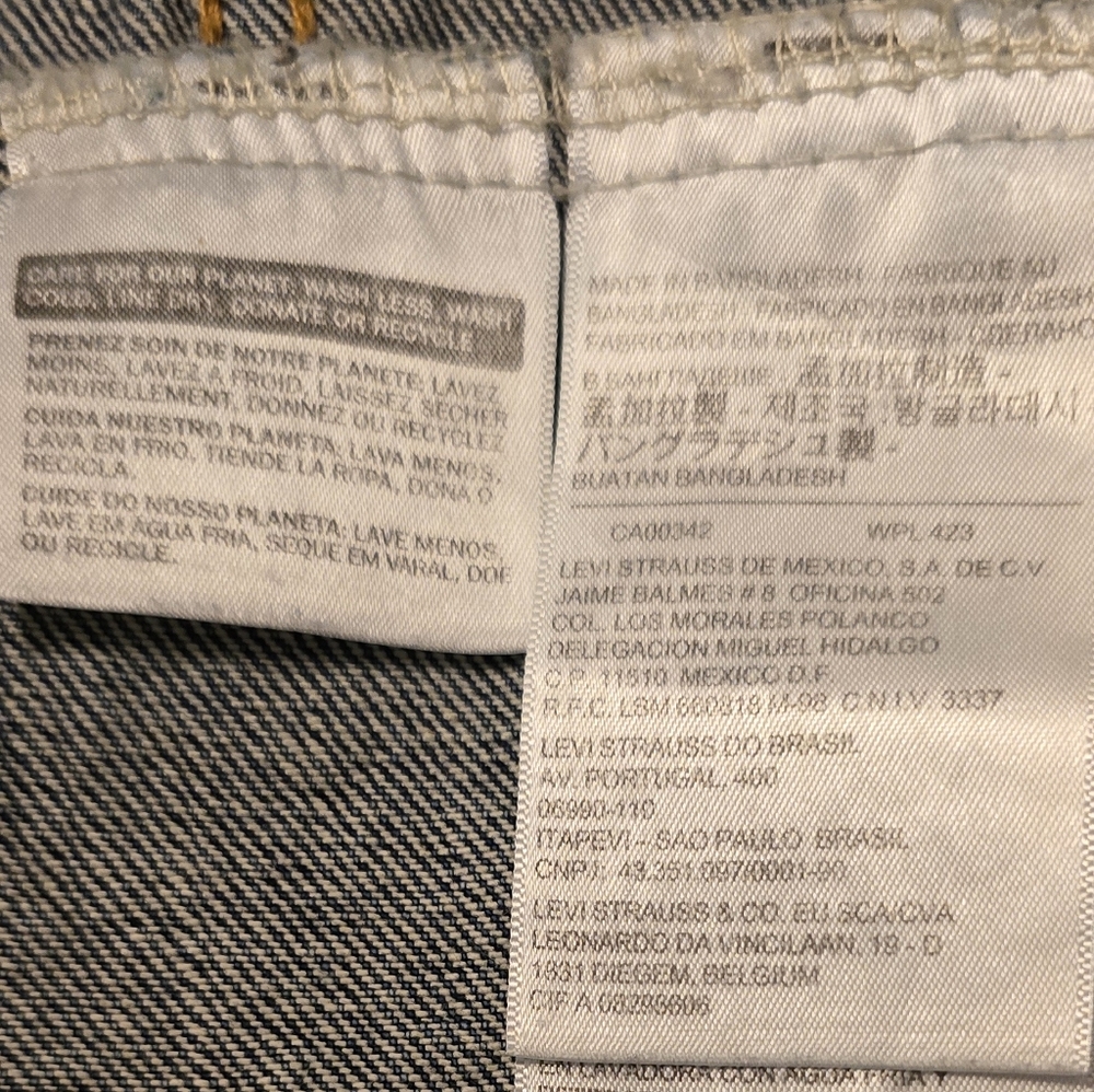 Upcycled Hand Crafted Alice In Wonderland Denim Jacket Size Large - Picture 10 of 13